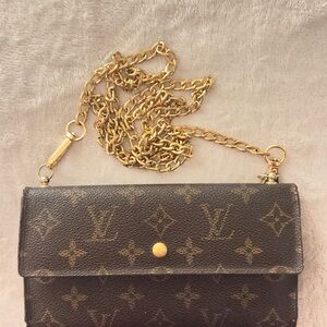 Louis Vuitton Sarah Wallet, Pochette Portefeuil.